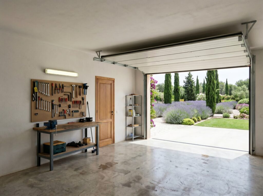 Intérieur d'un garage atelier