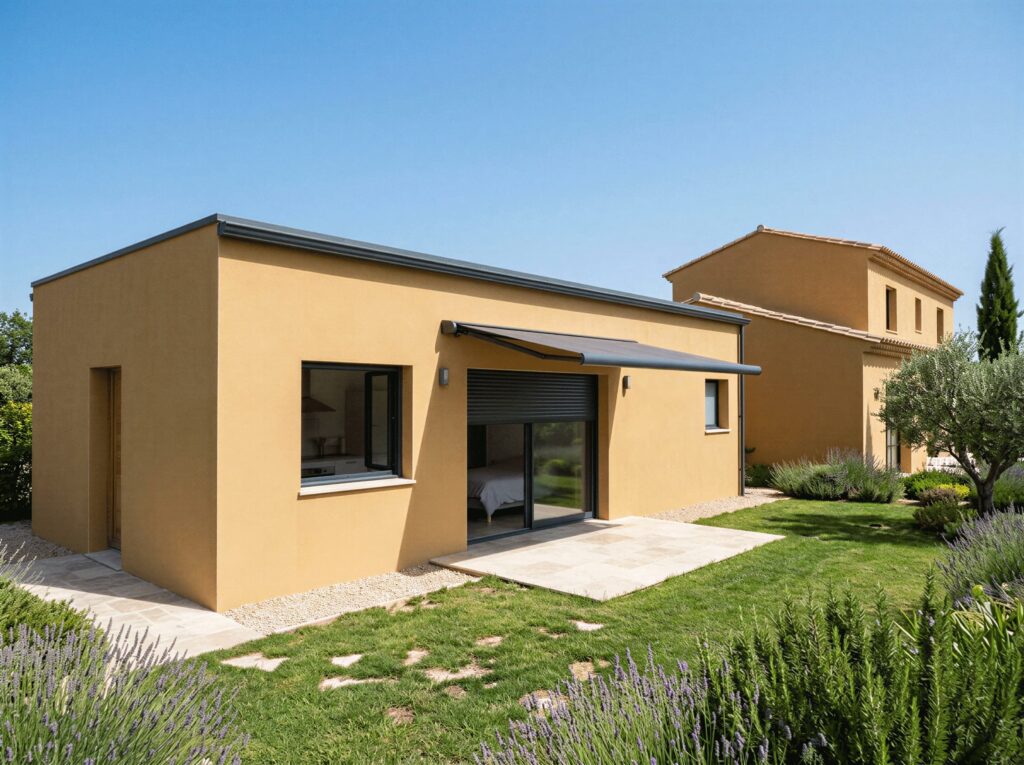 Studio indépendant dans le jardin avec chambre, cuisine et salle de bain, à Cannes (06)