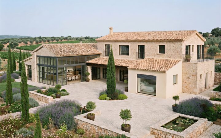 Double extension contemporaine, verrière pour grand salon et salle à manger plus suite parentale